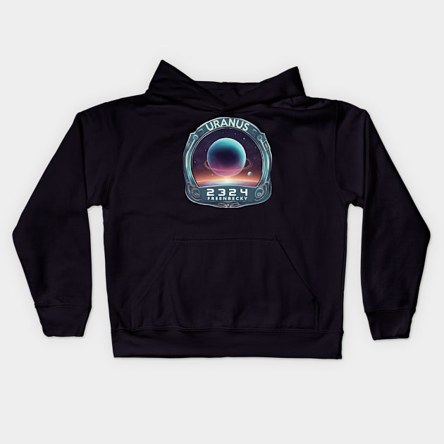 FreenBecky Uranus 2324 Kids Hoodie by whatyouareisbeautiful